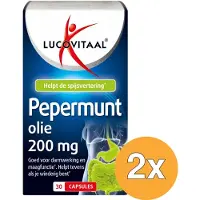 Lucovitaal 2x Pepermuntolie (30 capsules)