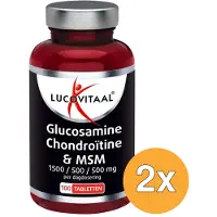 Lucovitaal 2x Glucosamine Chondroïtine MSM (100 tabletten)