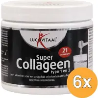 Lucovitaal 6x Super Collageen Poeder (54,6 gr)