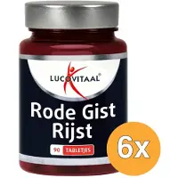 Lucovitaal 6x Rode Gist Rijst (90 Tabletjes)