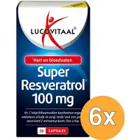 Lucovitaal 6x Super Resveratrol 100mg (30 capsules)