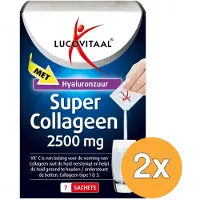 Lucovitaal 2x Super Collageen 2500 Mg (7 Sachets)