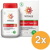 Vitals 2x Ester C 1000 mg (90 tabletten)