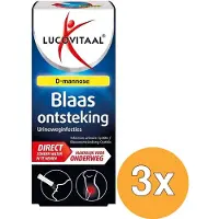 Lucovitaal 3x Blaasontsteking D-mannose Direct (6 sachets)