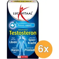 Lucovitaal 6x Testosteron Mannen Support (150 tabletten)