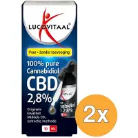 Lucovitaal 2x CBD Hennepolie 2,8% (10 ml)