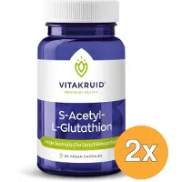 Vitakruid 2x S-Acetyl-L-Glutathion 100 mg (30 vega capsules)