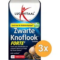 Lucovitaal 3x Zwarte Knoflook Forte (60 tabletten)