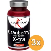 Lucovitaal 3x Cranberry X-tra Lactobacillus (60 capsules)