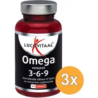 Lucovitaal 3x Omega 3-6-9 Vetzuren (100 capsules)