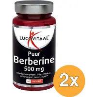 Lucovitaal 2x Puur Berberine 500mg (60 capsules)