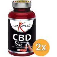 Lucovitaal 2x CBD 5mg (180 capsules)