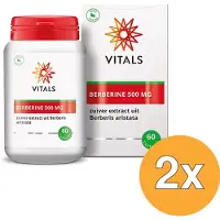 Vitals 2x Berberine 500 mg (60 capsules)