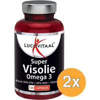 Lucovitaal 2x Super Visolie Omega 3 (120 capsules)