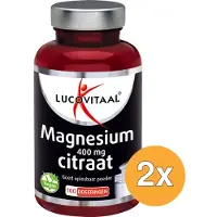 Lucovitaal 2x Magnesium 400mg Citraat Poeder (100 doseringen)