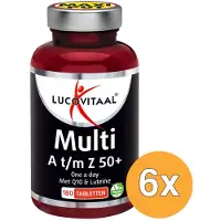 Lucovitaal 6x Multi A-Z 50+ (180 tabletten)