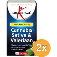 Lucovitaal 2x Cannabis Sativa & Valeriaan (30 capsules)