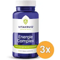 Vitakruid 3x Energiecomplex Groene Thee (60 vega capsules)