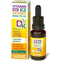 Hevert Arzneimittel GmbH & Co. KG Vitamin D3 K2 Hevert Biologisch Actieve Olie, 20 ml