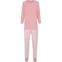 Mey Pyjama Serie Simple Stripes Bridal Rose | Maat 44