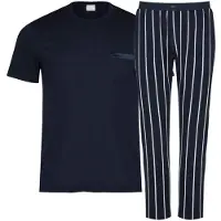 Mey Pyjama kort 'Valsted' donkerblauw