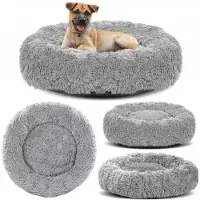 AIO Factory Shaggy bed 120cm lichtgrijs