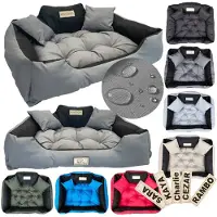 AIO Factory Hondenmand KINGDOG 115x95 cm gepersonaliseerd waterdicht donkergrijs