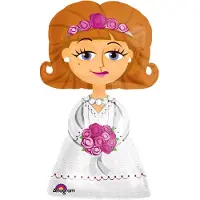 Fun Folie Ballon Airwalker Bruid