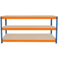 Monster Werkbank met 3 Planken S-Rax - 180 cm x 60 cm x 90 cm