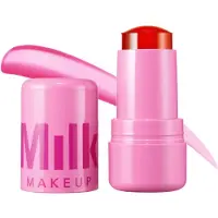 Milk Makeup Cooling Water Jelly Tint Fresh (Soft Pink) - 0.17 oz - Sheer Lip & Cheek Stain - Buildable Watercolor Finish - 1 000+ Swipes Per Stick -