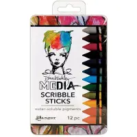 Ranger Industries Ranger - Dina Wakley - scribble sticks 2 - 12 stuks