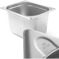 Hendi Keukenlijn stalen GN 1/2 container, hoogte 150 mm - 806340