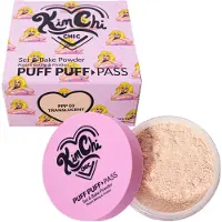KimChi Chic Beauty, Puff Puff Pass, Set & Bake Poeder, PPP03 Transparant, 0.85 oz (24 g)