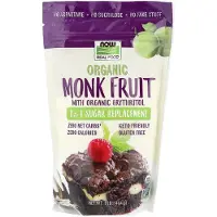 Now , Real Food, Biologische Monk Fruit, 1-to-1 suikervervanger, 1 pond (454 g)