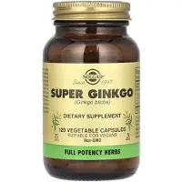 Solgar , Super Ginkgo, 120 Vegetarische Capsules