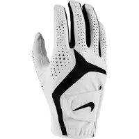 Nike Dura Feel X GG Golfhandschoen – Heren – Rechterhand – Maat S – Wit/Zwart (voor linkshandige golfers)