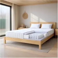 THE WHITE STONE Matras 160x200 met Pocketveren en Memory Foam | Hoogte 25 cm 160x200 cm