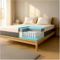 THE WHITE STONE Matras 120x190 met Breeze Memory Foam en Pocketvering | Hoogte 30 cm 120x190 cm