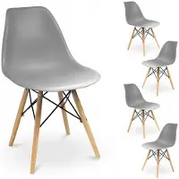Jumi 4 x Grijze stoel (ikeabox)