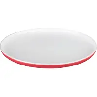 Orion - Platte Plastic Dinerbord - 25 cm - Tweekleurig - Lichtgewicht