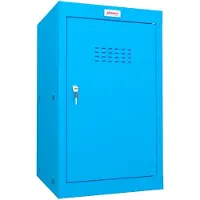 Phoenix Staal Garderobekast 1 Deurs Sleutelslot 400 x 400 x 665 mm Blauw