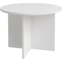 Selsey Eettafel Philipa uitschuifbaar | mdf wit 109.59999847412109x75x109.59999847412109 cm eettafels | NADUVI