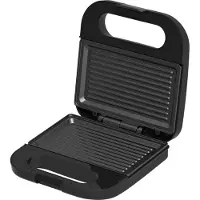 Inventum SG750B - Tosti ijzer - Panini grill - Bakplaat 22,4 x 13 cm - PFAS vrij - Tosti apparaat - 750 watt - Zwart