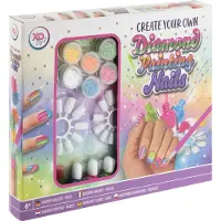 Alrico Diamond Painting Nagelstudio meisjes | Nagelstudio speelgoed | Nagelsalon Meisjes 6+ jaar | Nagellak Set - Nagellak kinderen - Diamond painting nagels meisjes