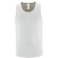 Sols Heren Sportieve Performance Tank Top (Wit)