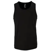 Sols Heren Sportieve Performance Tank Top (Zwart)