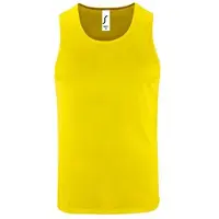 Sols Heren Sportieve Performance Tank Top (Neon geel)
