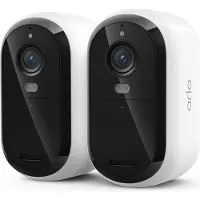 Arlo Essential 3 Set van 2 HD-beveiligingscamera met wandbevestigingen