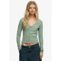 Superdry Gebreid vest 'Athletic Essential' lichtgroen
