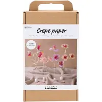 Creativ Company CC Hobbyset Crêpepapier Bloemen Pastel